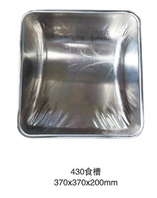 Farrowing Crate Stainless Steel Trough For Pig Farm Silver