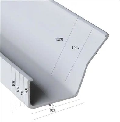 10cm 13cm PVC Poultry Feeding Trough Chicken Feeding Line Parts