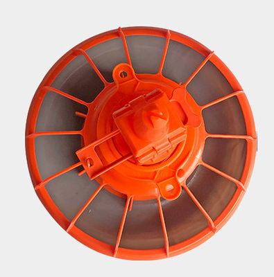 Chicken farm with automatic feeder winch main auxiliary 45 Feed Line Lifting Cup round pipe water line chicken house fee