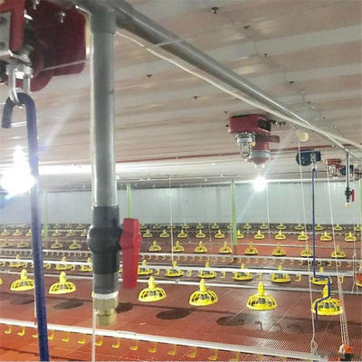 2.2KW Automatic Broiler Feeding System Pan Feeder Poultry For Farms