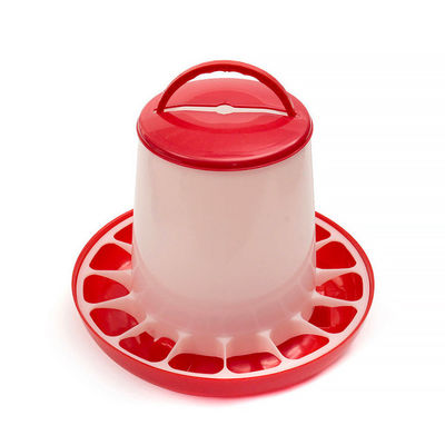 Plastic Poultry Feeder Pan Bucket Water Drinker Farm Equipment Auto 10kg Chicken Feeder