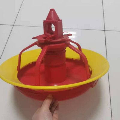 Wholesale Plastic Automatic Food Pan Animal Quail Turbo Feeder Tray Chicken Feeder for Poultry Broiler