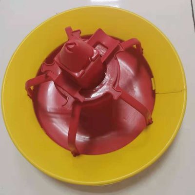 Wholesale Plastic Automatic Food Pan Animal Quail Turbo Feeder Tray Chicken Feeder for Poultry Broiler