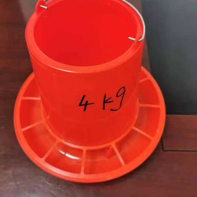 Polypropylene Chicken Pan Feeder Plastic Poultry Feeder For Broiler