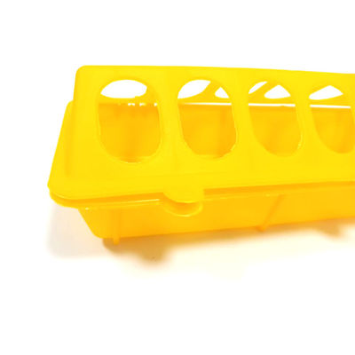 28 Holes 50CM Long Poultry Pigeon Feeder,Plastic Bird Manual Feeder