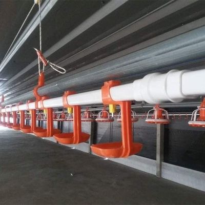 Orange Chicken Watering System Low Pressure Automatic Poultry Watering System