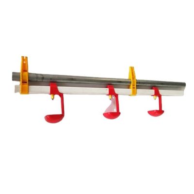 Poultry Chicken PVC water nipple drinker Square Pipe for Poultry broiler duck quail farm drinking system