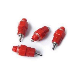Automatic Chicken Nipple Drinkers Poultry Drinking Line 38.8mm 304 Stainless