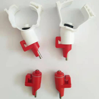 Automatic Chicken Nipple Drinkers Poultry Drinking Line 38.8mm 304 Stainless
