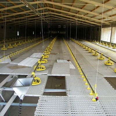 Hot-selling poultry free range broiler farming equipment chicken feeder animal automatic pan feeding system for broiler
