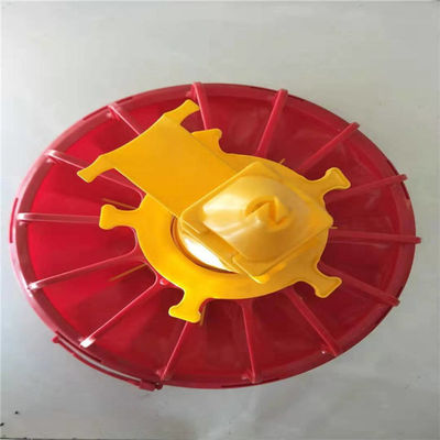Black Yellow Poultry Feeders 2L Feed Pans For Chickens
