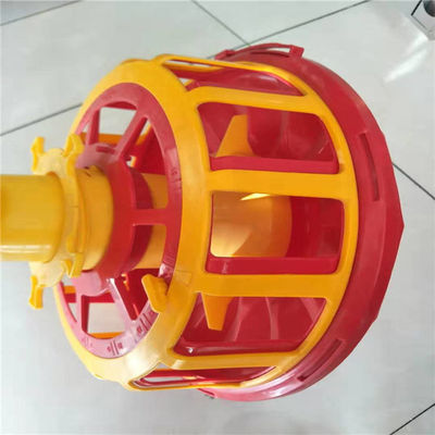 Breeding Hen Poultry Feeding Pan Automatic Pan Feeder Customized