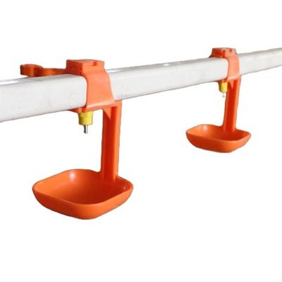 Automatic Poultry Chicken Nipple Drinkers With Plastic Drip Cups For Poultry Farming System Chicken Drinking