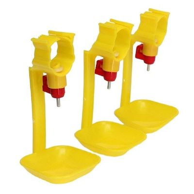 Automatic Poultry Chicken Nipple Drinkers With Plastic Drip Cups For Poultry Farming System Chicken Drinking