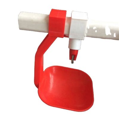 Automatic Poultry Chicken Nipple Drinkers With Plastic Drip Cups For Poultry Farming System Chicken Drinking