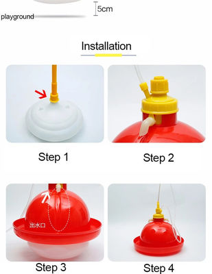 Chicken Automatic Waterer Drinker Plasson Bell Drinker Goose Duck Chicken Drinker