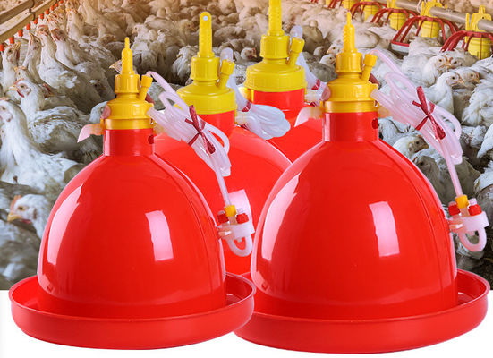 Poultry House Use Plastic Automatic Chicken Bird Water Feeder Drinker  Automatic Bell Drinker