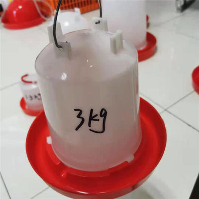 Durable plastic chicken feeder and drinker for poultry farm equipment