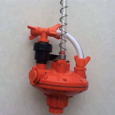 Orange Chicken Watering System Low Pressure Automatic Poultry Watering System