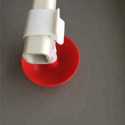 Quail Broiler Nipple Drinker Poultry Drinking Line Parts Yellow Red