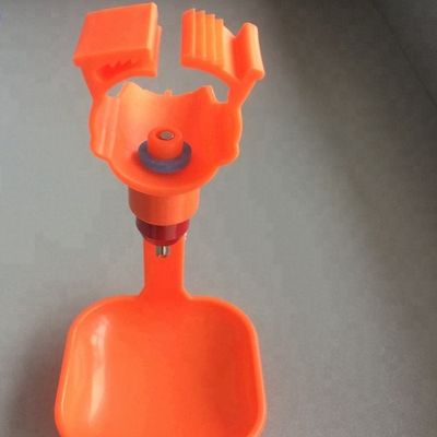 Quail Broiler Nipple Drinker Poultry Drinking Line Parts Yellow Red