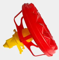 16 Grill Poultry Hopper Feeder Broiler Feed Pan PP Chicken Feeding Tray