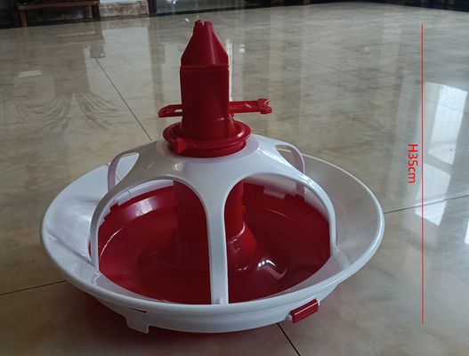 A feeding dish for ducks and geese