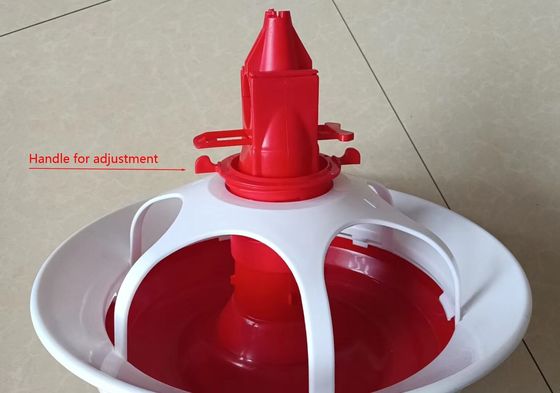 A feeding dish for ducks and geese