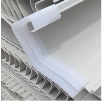 10cm 13cm PVC Poultry Feeding Trough Chicken Feeding Line Parts