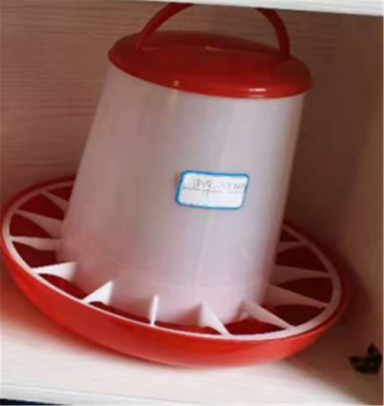 Plastic Poultry Feeder Pan Bucket Water Drinker Farm Equipment Auto 10kg Chicken Feeder